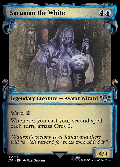 LTR: Saruman the White (Showcase Scrolls) (Foil)