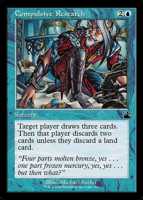 RVR: Compulsive Research (Retro Frame) (Foil)