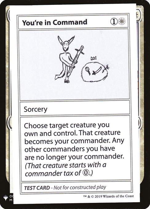 CMB1: You're In Command
