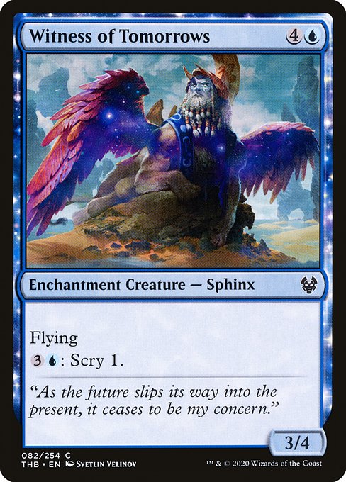THB: Witness of Tomorrows (Foil)