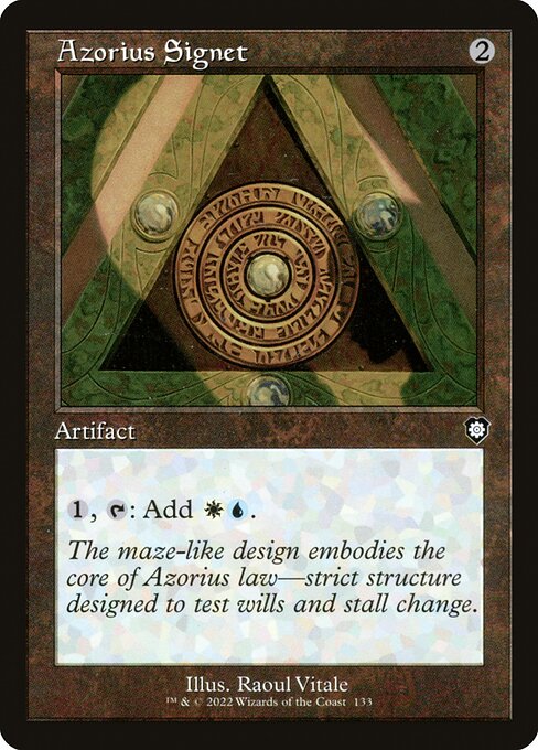 BRC: Azorius Signet (Retro Frame)