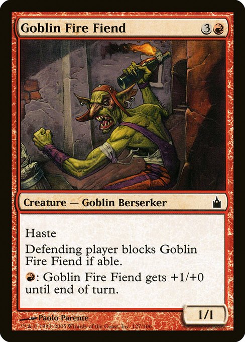RAV: Goblin Fire Fiend
