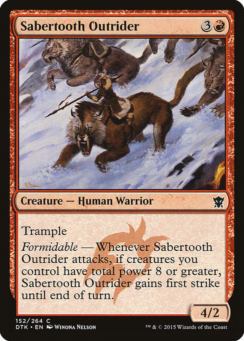 DTK: Sabertooth Outrider (Foil)