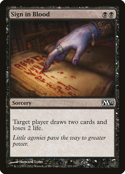 M13: Sign in Blood (Foil)