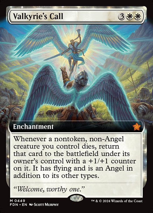 FDN: Valkyrie's Call (Extended Art) (Foil)
