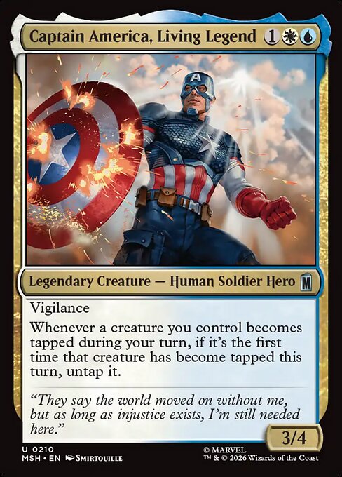 MSH: Captain America, Living Legend (Foil)