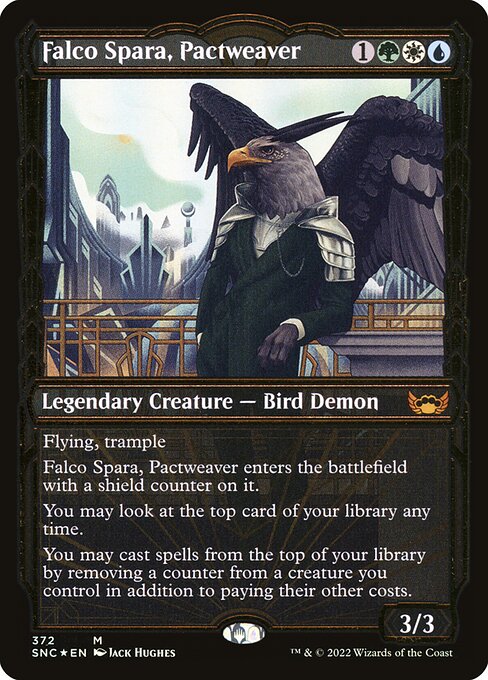 SNC: Falco Spara, Pactweaver (Gilded Foil)