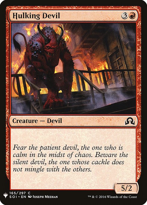 PLST: Hulking Devil