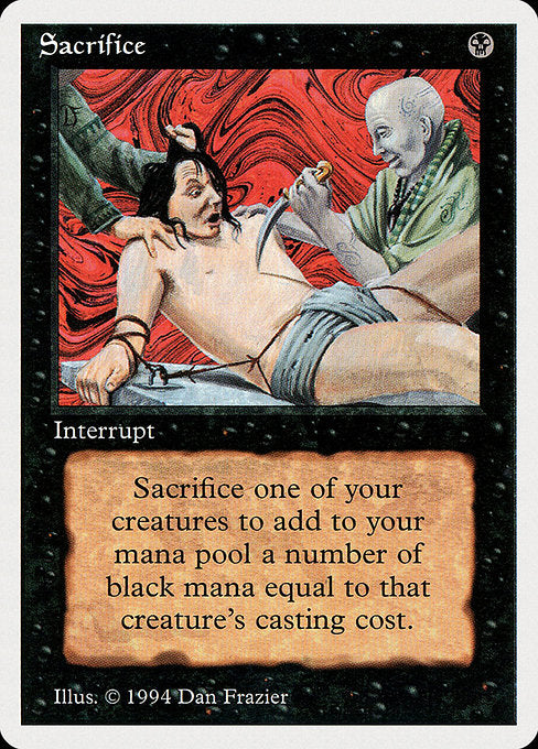 SUM: Sacrifice