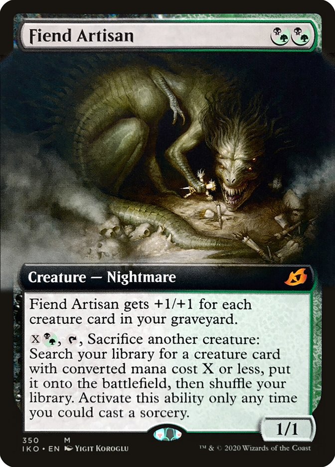 Fiend Artisan (Extended Art) [Foil] :: IKO