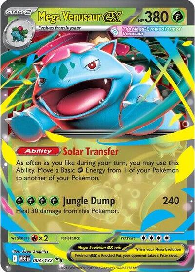 MEG: Mega Venusaur ex - 003/132 (Holofoil)