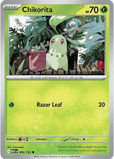 MEG: Chikorita (Reverse Holofoil)