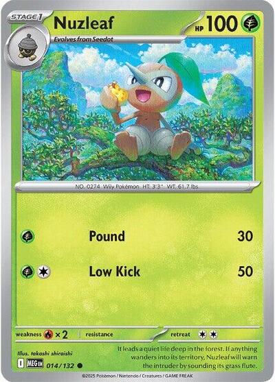 MEG: Nuzleaf (Reverse Holofoil)