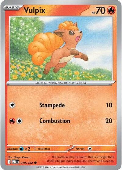 MEG: Vulpix - 019/132 (Reverse Holofoil)