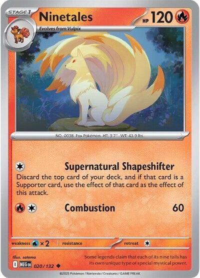 MEG: Ninetales (Reverse Holofoil)