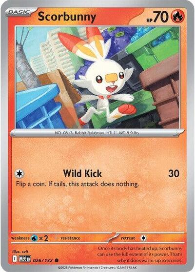 MEG: Scorbunny (Reverse Holofoil)