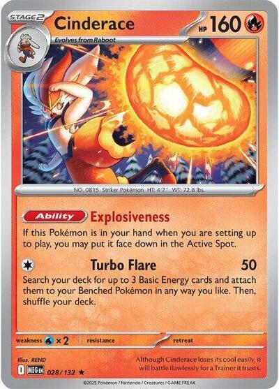 MEG: Cinderace (Reverse Holofoil)