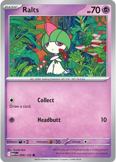 MEG: Ralts (Reverse Holofoil)