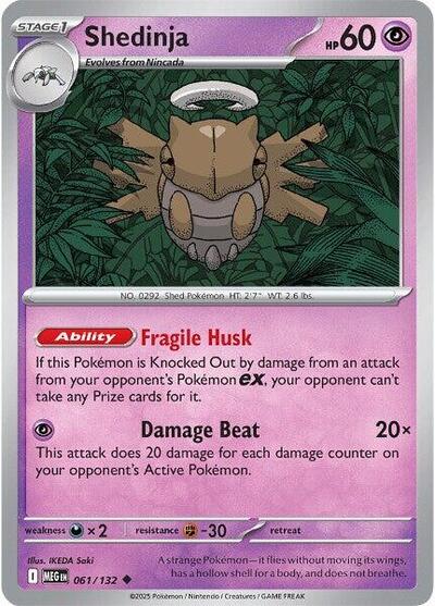 MEG: Shedinja - 061/132 (Reverse Holofoil)