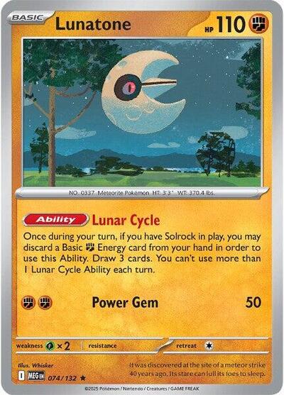 MEG: Lunatone (Holofoil)
