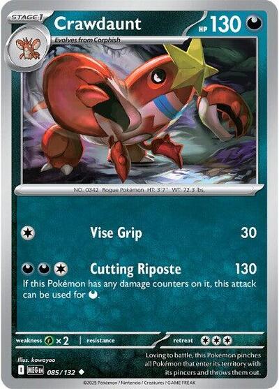 MEG: Crawdaunt (Reverse Holofoil)