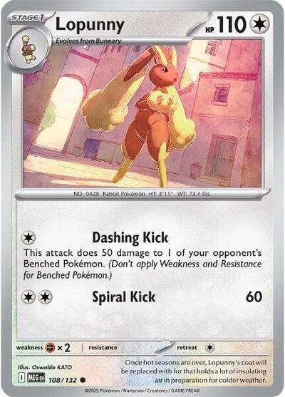 MEG: Lopunny (Reverse Holofoil)