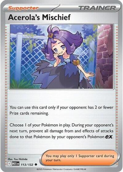 MEG: Acerola's Mischief - 113/132 (Reverse Holofoil)