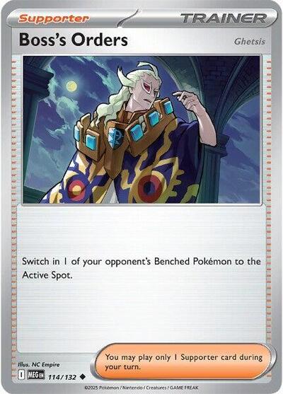 MEG: Boss's Orders [Ghetsis] (Reverse Holofoil)