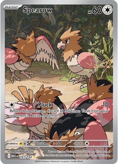 MEG: Spearow - 151/132 (Holofoil)