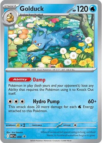 MEP: Golduck - 008 (Holofoil)
