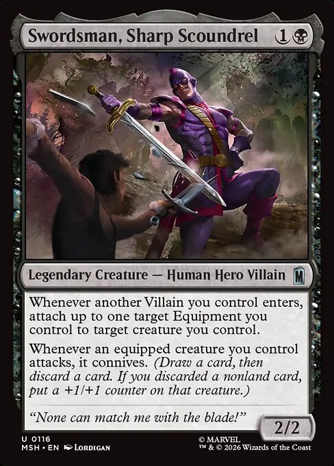 MSH: Swordsman, Sharp Scoundrel (Foil)