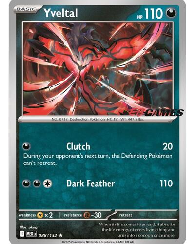 MCAP: Yveltal (EB Games) (Holofoil)