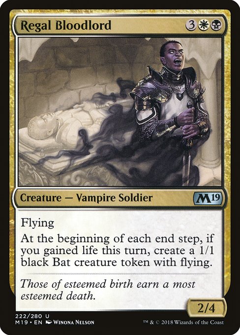 M19: Regal Bloodlord (Foil)