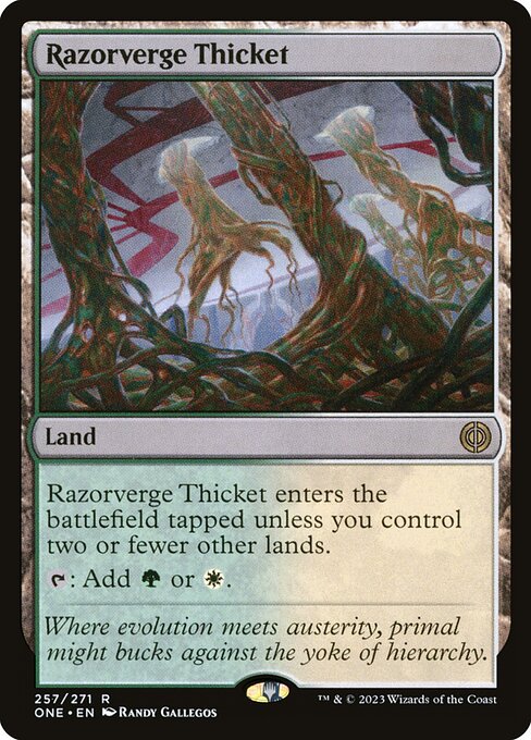 ONE: Razorverge Thicket (Foil)