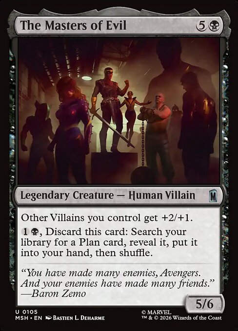 MSH: The Masters of Evil