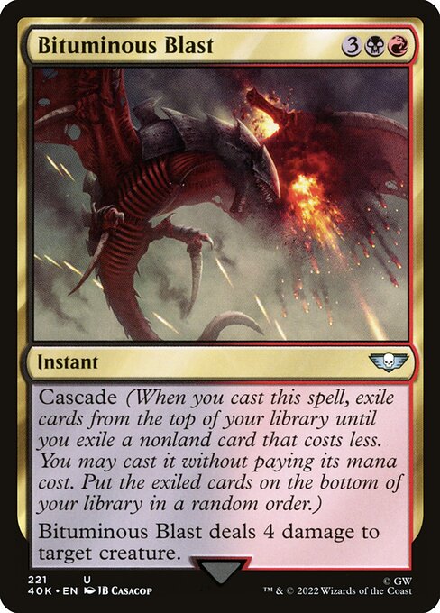 40K: Bituminous Blast