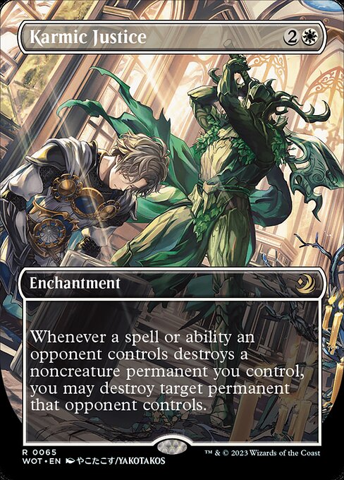 WOT: Karmic Justice (Anime Borderless) (Foil)