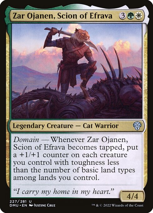 DMU: Zar Ojanen, Scion of Efrava (Foil)