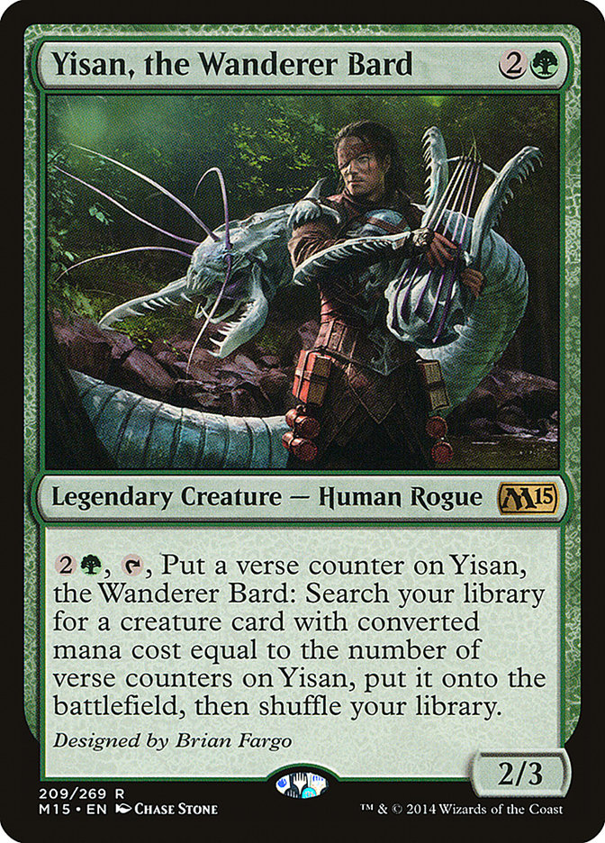 Yisan, the Wanderer Bard [Foil] :: M15