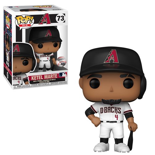 MLB Diamondbacks Ketel Marte (Home Uniform) Funko Pop! Vinyl Figure (73)