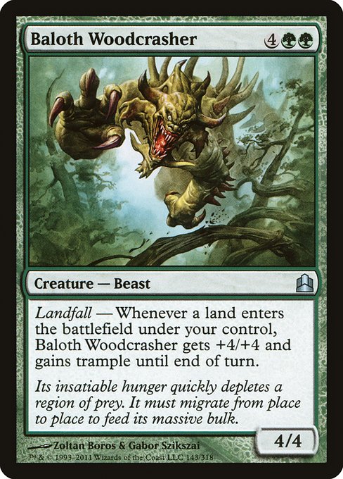 CMD: Baloth Woodcrasher