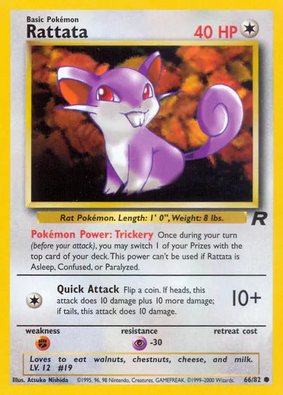 Rattata 66/82 Unlimited Team Rocket