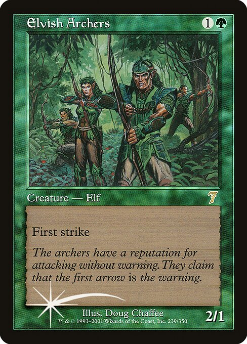 7ED: Elvish Archers (Foil)