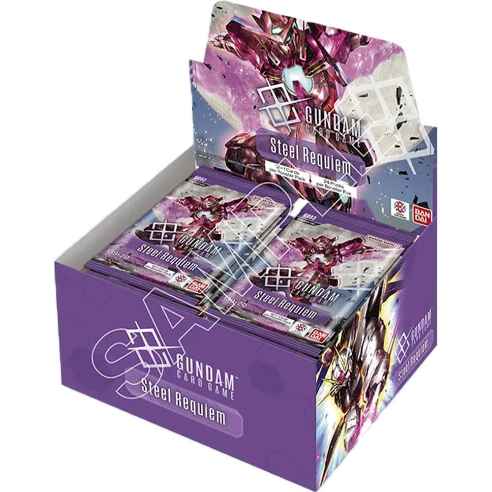 Bandai: Gundam Card Game - [GD03] Steel Requiem Booster Box Display