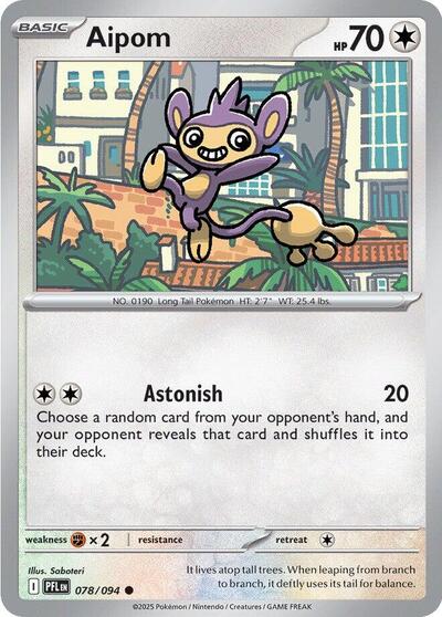 PFL: Aipom (Reverse Holofoil)