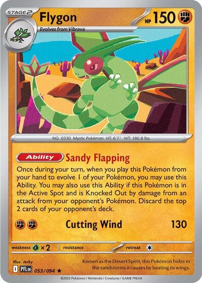 PFL: Flygon - 053/094 (Reverse Holofoil)