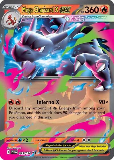 PFL: Mega Charizard X ex - 013/094 (Holofoil)