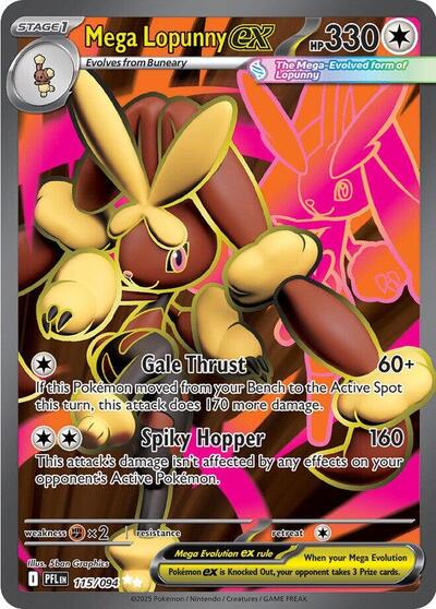 PFL: Mega Lopunny ex - 115/094 (Holofoil)