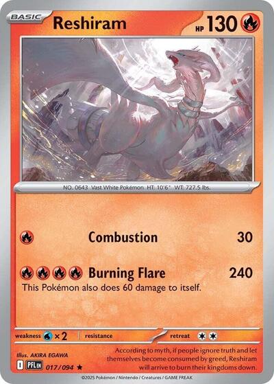 PFL: Reshiram (Holofoil)