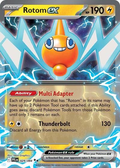 PFL: Rotom ex - 029/094 (Holofoil)
